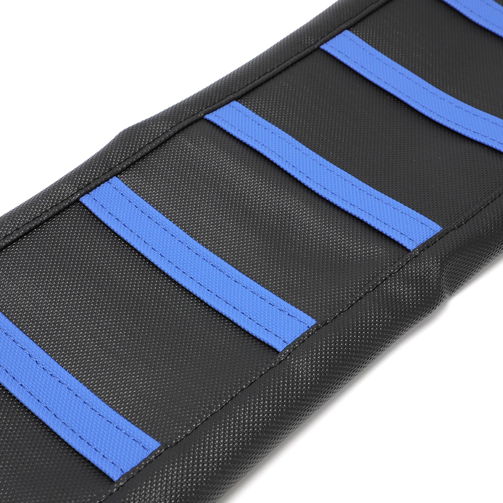 Rubber Gripper Soft Motorcycle Dirt Bike Seat Cover Rib Skin Anti-Slip Pad For HONDA YAMAHA KAWASAKI SUZUKI KX KXF WRF SX EXC motorcycle seat covers