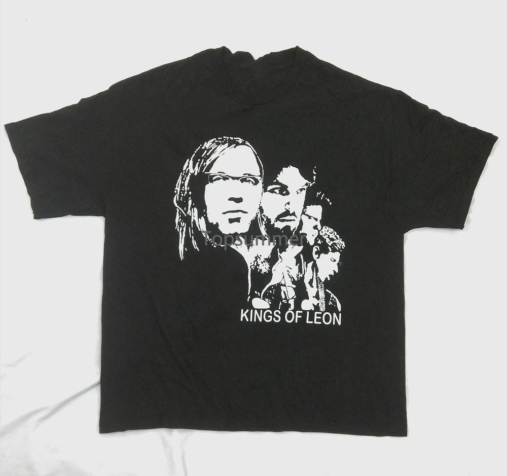 

Vintage Because Of The Times Kings Of Leon Shirt Black Unisex S-5Xl Pe197