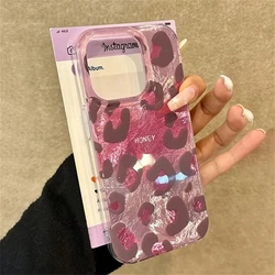Chic Pink Leopard Print Phone Case - Stylish Animal Print Cover - S23 Plus 5G (1)
