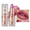 New shiny lipstick long-lasting waterproof pearl fine flash lipstick Velvet Matte Lip Long LastingTint Red Pink Sexy Lips Makeup 6