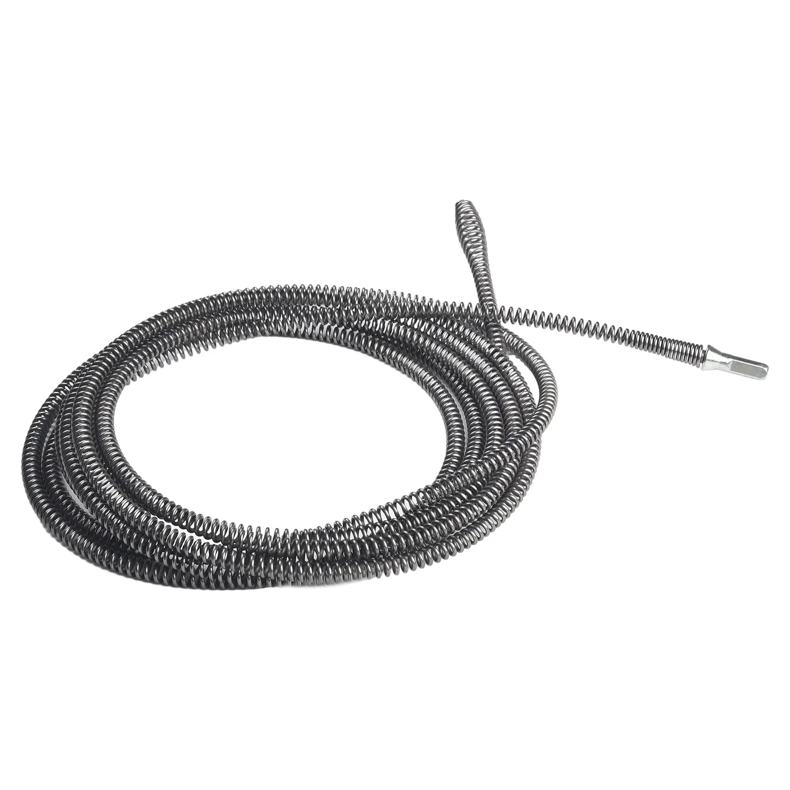 

Инструмент для дноуглубления труб с пружинной трубкой, 5 метров, устройство для дноуглубления электрической дрели, прочная дноуглубительная марганцевая сталь