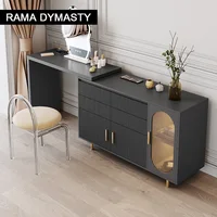 Commode moderne pour chambre à coucher, simple, coin moderne, petite table en span intégrée, lumière domestique de luxe 4