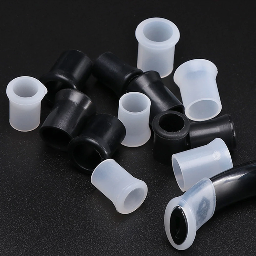 Smoking Pipe Mouthpiece Silicone Protective Case 10/12mm Protection Ring for Tobacco Pipes Smoking Tip Assceeories 10Pcs tobacco pipe