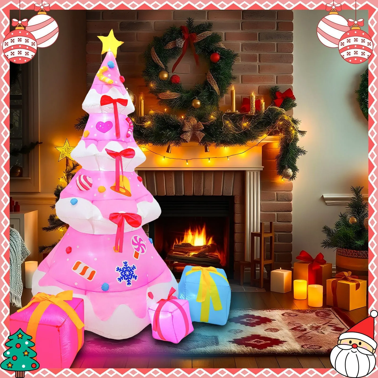Orecchini A Forma Di Albero Di Natale Per Donna, Gioielli Natalizi Con Stelle E Decorazioni, Oro E Verde, Regalo Festivo Per Ragazze E Amiche