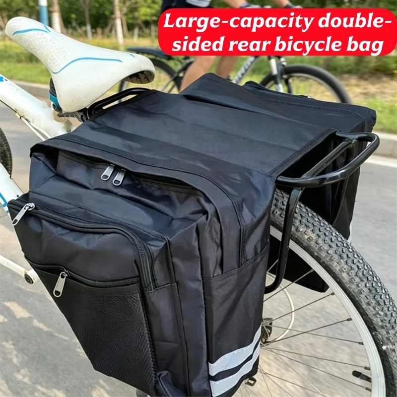 Rear bike bags, mountain bike frames, mountain bikes, waterproof rear travel bags, storage accessories—travel essentials with pl
