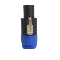 4/10/20pcs NL4FC Compatible 4-Pin Speaker Connector - Aviation Aluminum Locking Plug with Tool-Free Splicing 2