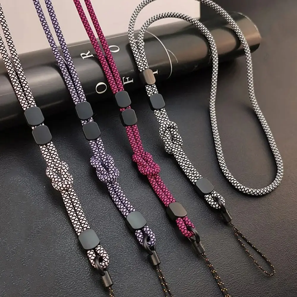 Hand-Woven Adjustable Detachable Dual-Use Anti-Lost Neck Strap Lanyard