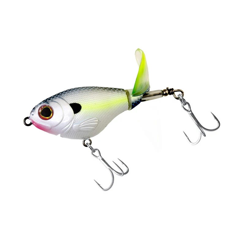 1Pcs 124mm/100mm/75mm Topwater Fishing Lure Whopper Popper with