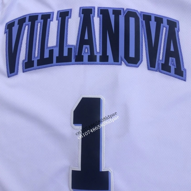 Basketball Jerseys Men 1 Brunson Villanova University Embroidery Breathable Sports Athletic High Street Hip Hop Sportswear