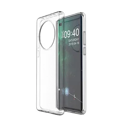 Ultrathin Transparent Shockproof TPU Phone Case - Clear, Soft, Protective Back Cover for Mate 40 Pro Plus (Clear)