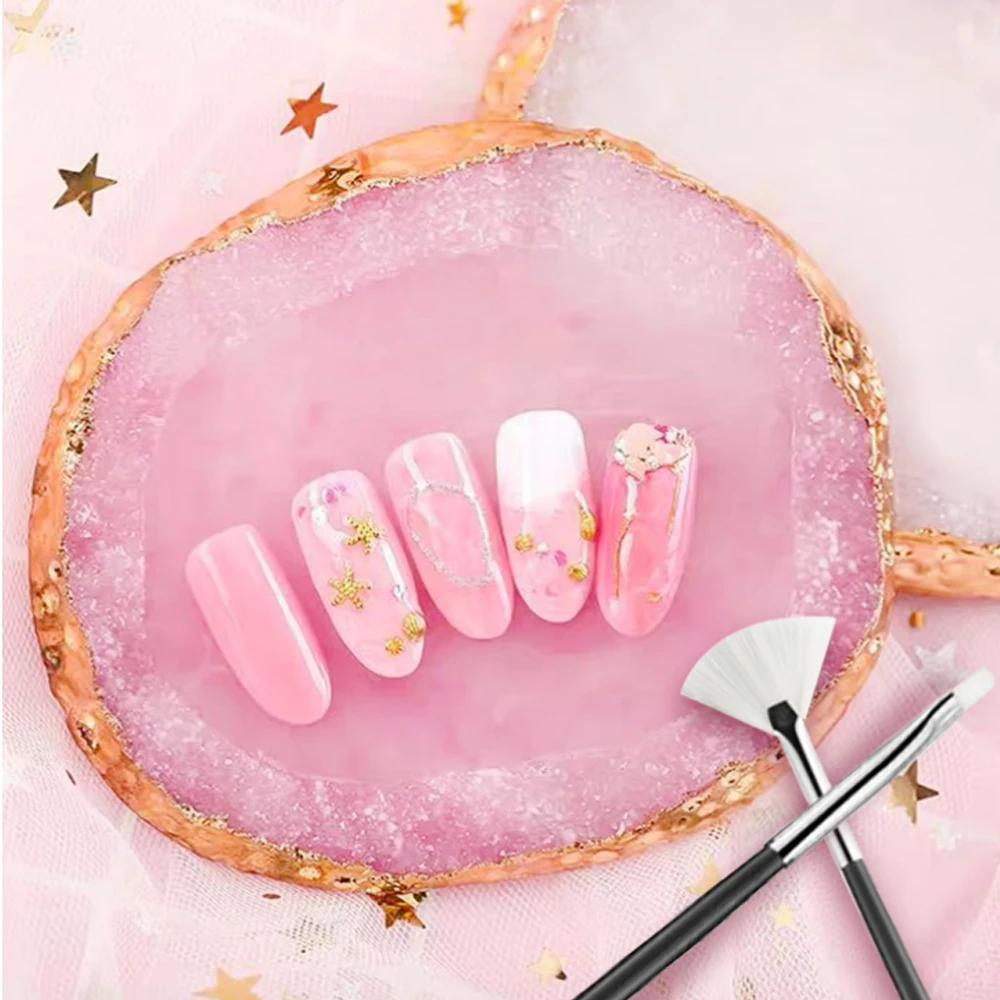 Nail Art Tool Set-22pcs Nail Brushes,Dotting Tools Resin Palette,Professional Manicure Kit for Acrylic/Gel Nails DIY Supplies. - 6