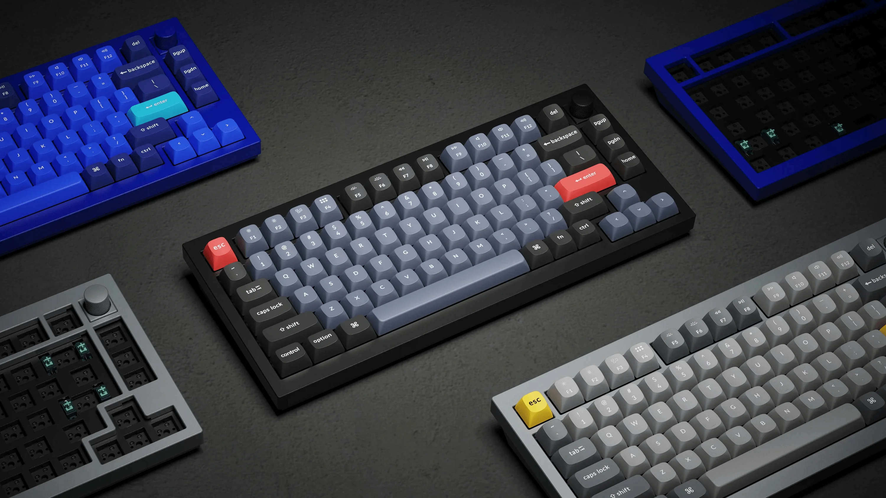 Keychron Q1 Knob QMK Fully Assembled Custom Mechanical Keyboard 75 