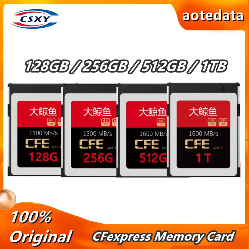 HighSpeedCFexpressMemoryCard1TB512GB256GB128GBXQDUpgradeCard