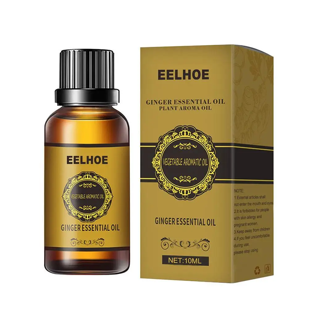 Olio essenziale dimagrante Olio di zenzero naturale Terapia di drenaggio linfatico Oli essenziali vegetali antietà per corpo dimagrante femminile_voghion.com