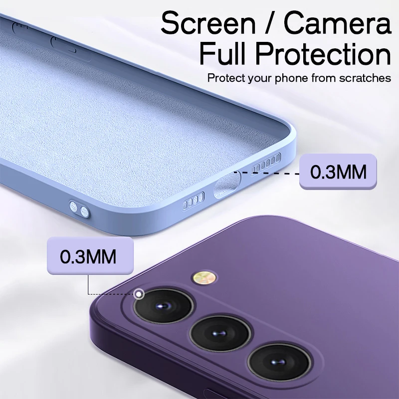 Premium Shockproof Liquid Silicone Soft Back Cover (Luxury Edition)