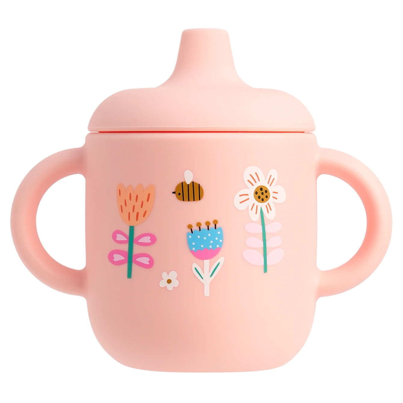 1 قطعة كوب تغذية الطفل من السيليكون الكرتوني BPA ك...