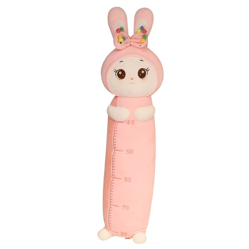 

2022 Hot Lovely Long Rabbit Plush Toys Cute Smiling Face Bunny Pillow Cushion Stuffed Soft Animal Dolls For Girls Xmas Gifts