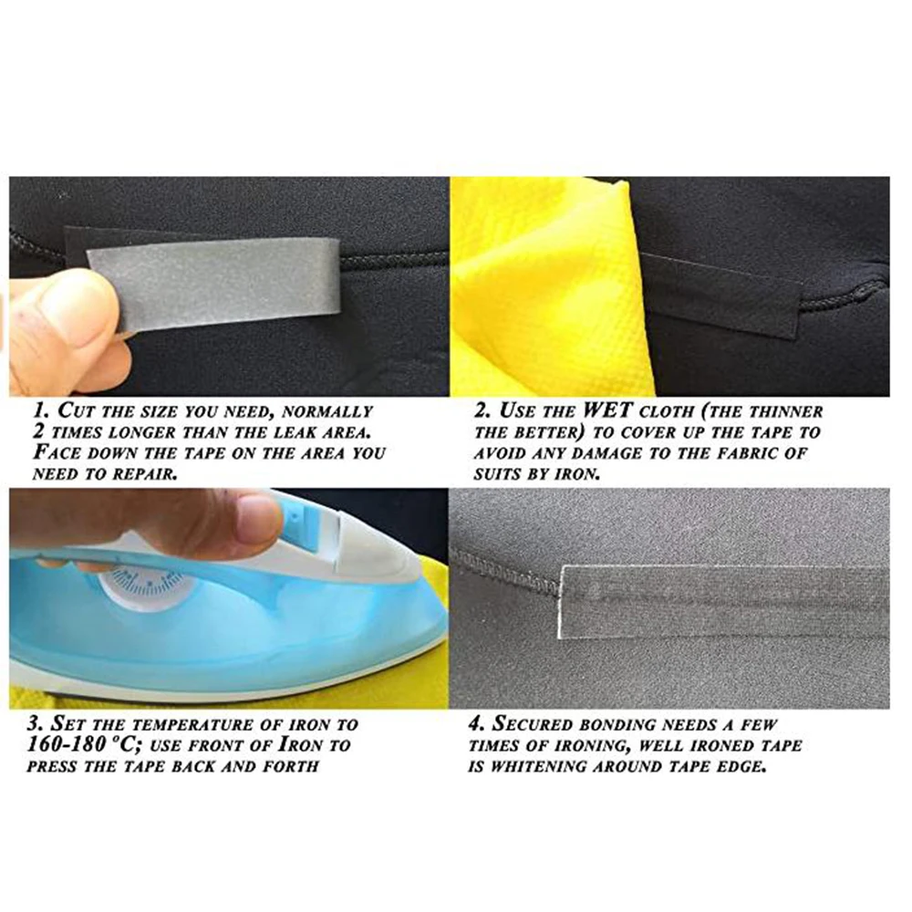 Three-layer Seam Sealing Tape WBM FX-800 Hot Melt Waterproof PU Coated FabricRepair Tape 5 Metres 20mm Width Wetsuits waterproof repair tape