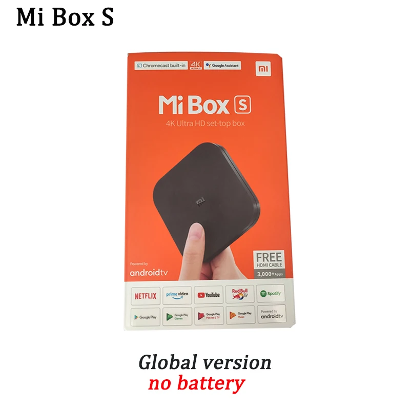 Xiaomi Mi Box S Media Streaming Player Android Smart TV 4K HDR Ultra HD Nip