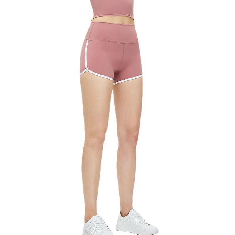Women Yoga Shorts Women Casual High-Waisted Thin Sports Shorts Quick Drying Breathable Tights Skinny Workout Fitness Hot pants