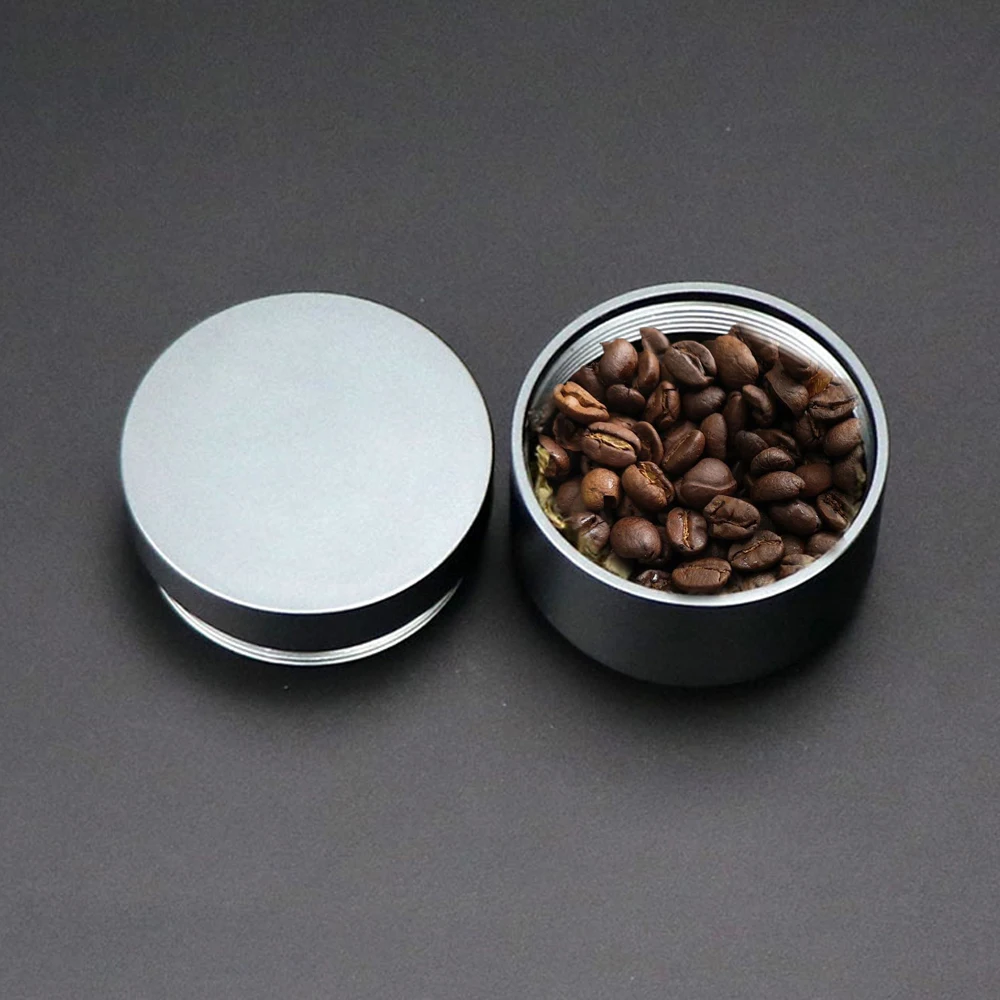 Liten kapacitet Förtjockning Aluminiumlegering Tätning Förvaringsflaska Bärbar Te Kaffebönor Förvaringstank Lufttät behållare Mat KIT_voghion.com
