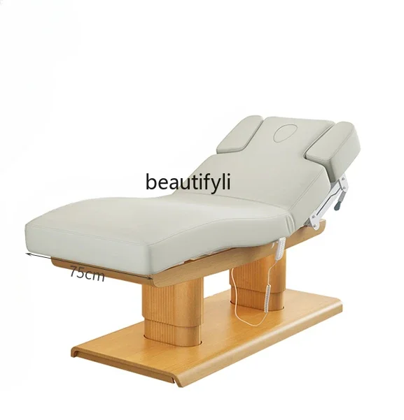 Electric Beauty Bed Beauty Salon Special Bed Massage Physiotherapy Bed Multifunctional Lifting Heating Latex Massage Couch