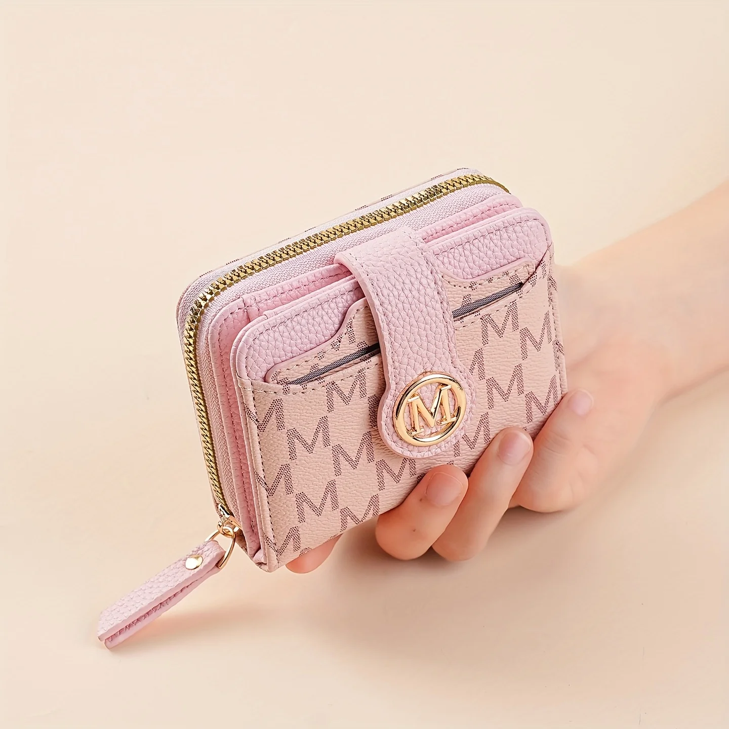 Women’s Retro Wallet – Multiple Card Slots, Cash Pocket, Mini Purse, Minimalist Travel Wallet