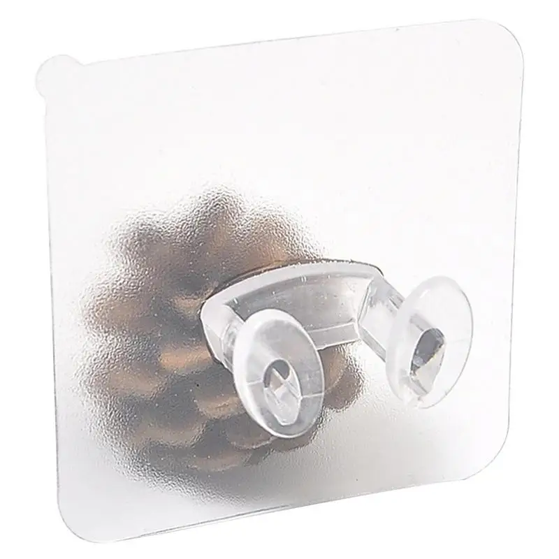 

Настенные клейкие крючки, сверхпрочные клейкие крючки, многоцелевой Двухсторонний двусторонний крючок без гвоздей для ванной, кухни, помещений