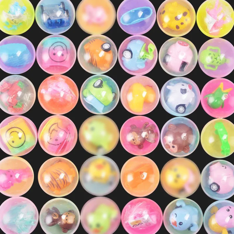 

10PCS Novelty Mixed Surprise Egg Capsule Egg Ball Model Puppets Toys Kids Children Funny Relaxing Toy For Vending Machine