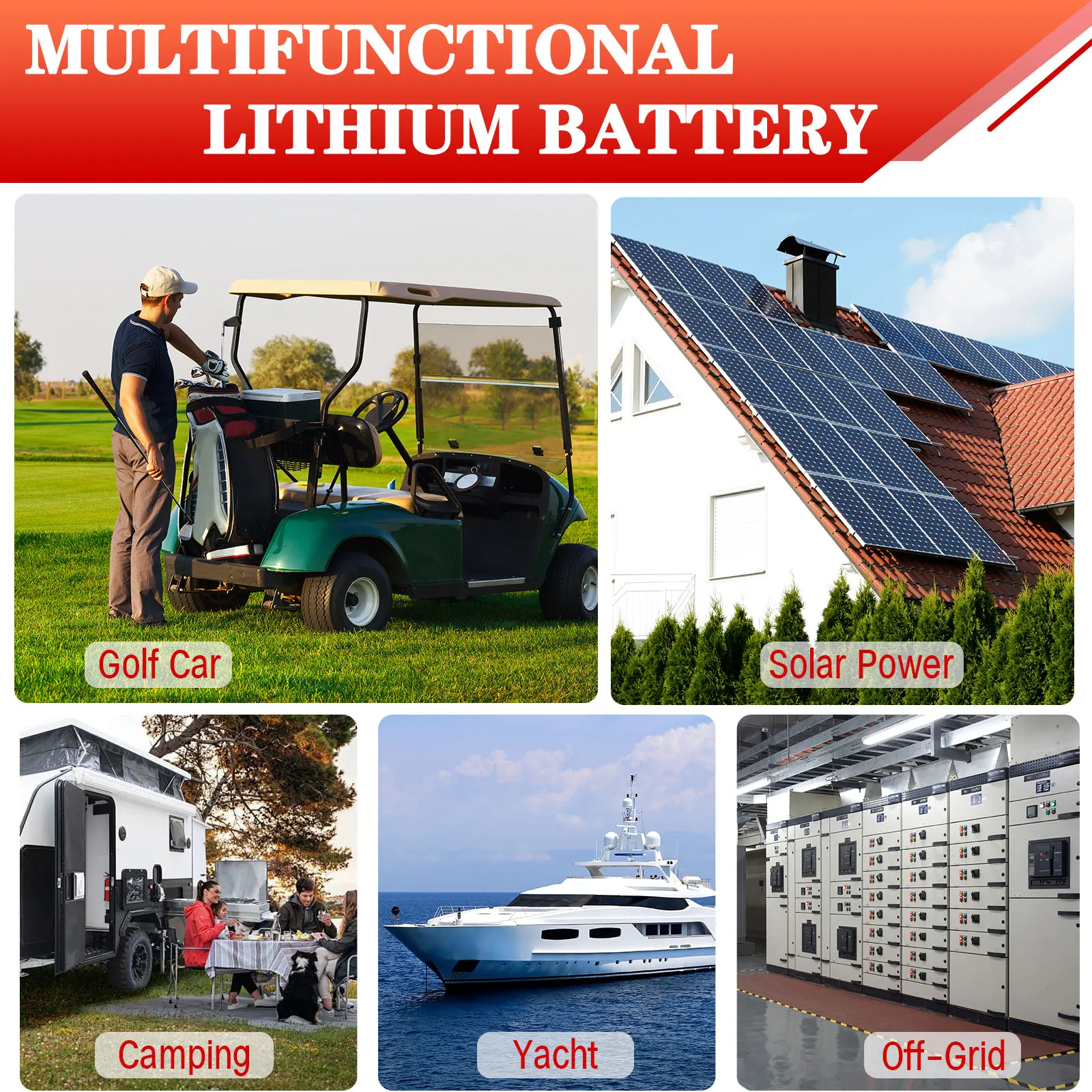 12V 300Ah LiFePO4 Lithium Battery,250A BMS,10000+ Deep Cycle Lithium Iron Phosphate Battery for RV, Marine ,Grid Applications