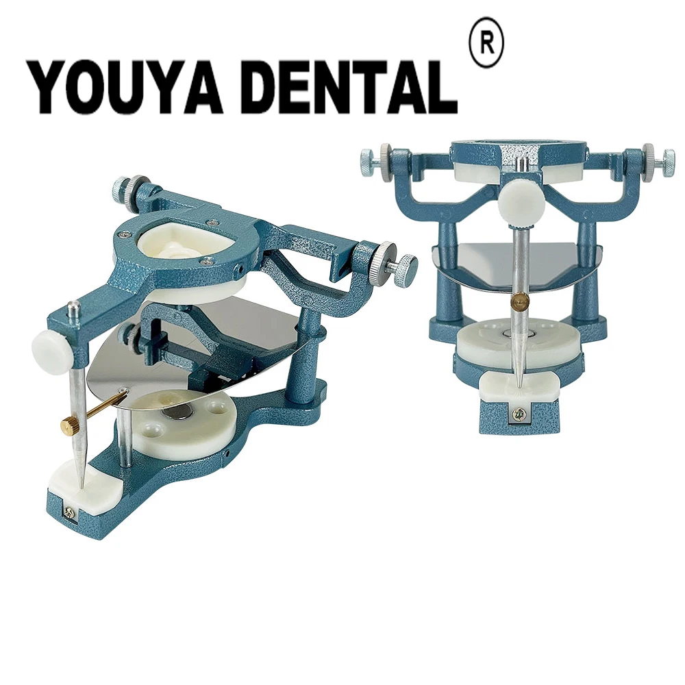 

Dental Articulator Adjustable Denture Magnetic Anatomic Articulator for Mounting Pre-cast Dental Models Dentistry Lab Equipment