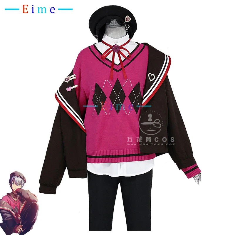 PJSK Aoyagi Toya Cosplay Kostüm Nette Party Anzug Mit Hut Halloween Karneval Uniformen Anime Kleidung Nach Maß