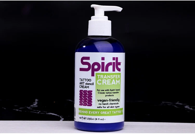 Original Spirit Transfer Cream Tattoo Transfer Cream, Professional Tattoo Gel Stencil Primer Stuff Cream (8oz) 250ml