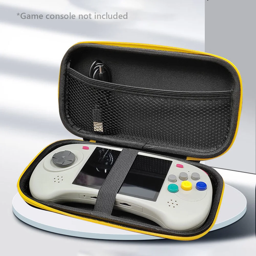 Carrying Case Bag EVA Hard Carrying Case Anti Scratch with Mesh Pocket Anti-Drop for RG ARC-D RG ARC-S Handheld Game Console