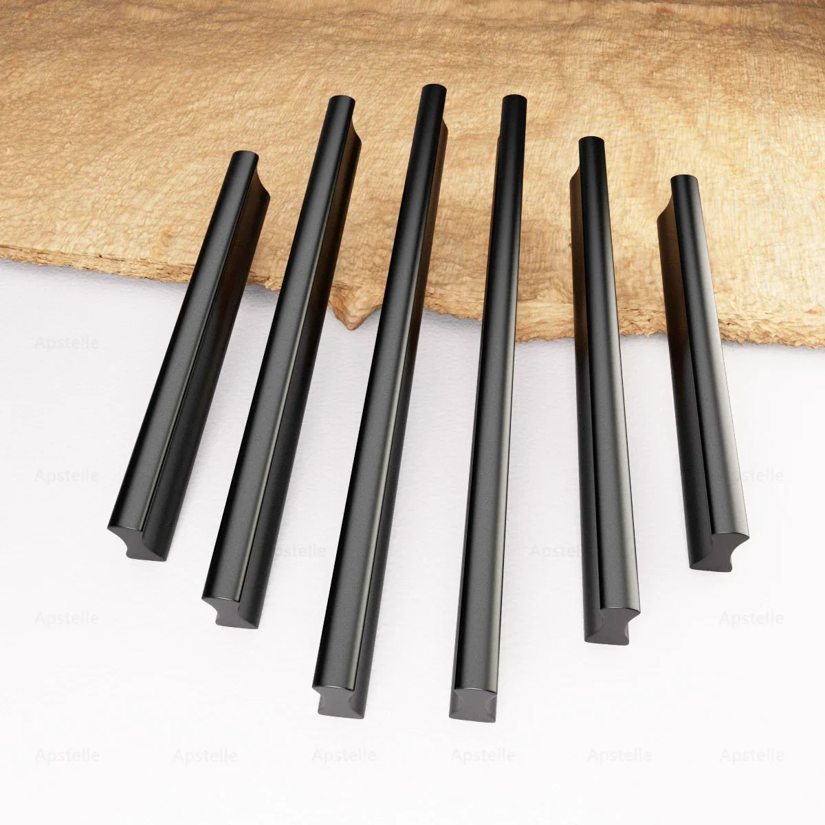 Description Picture 6 of item32-800mm Hardware  Long Knob Modern Silver Black Gold Furniture Door Handle Zinc Alloy Cupboard Drawer Kitchen Cabinet Pull