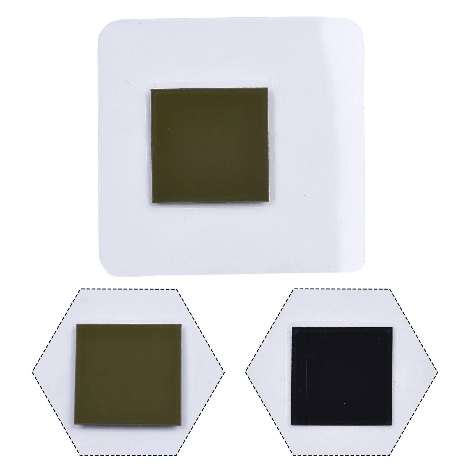 1 Piece Magnetic Area Observation Film Card Magnet Detector Pattern Display Magnetic Pole Test Card Field Observer Tool