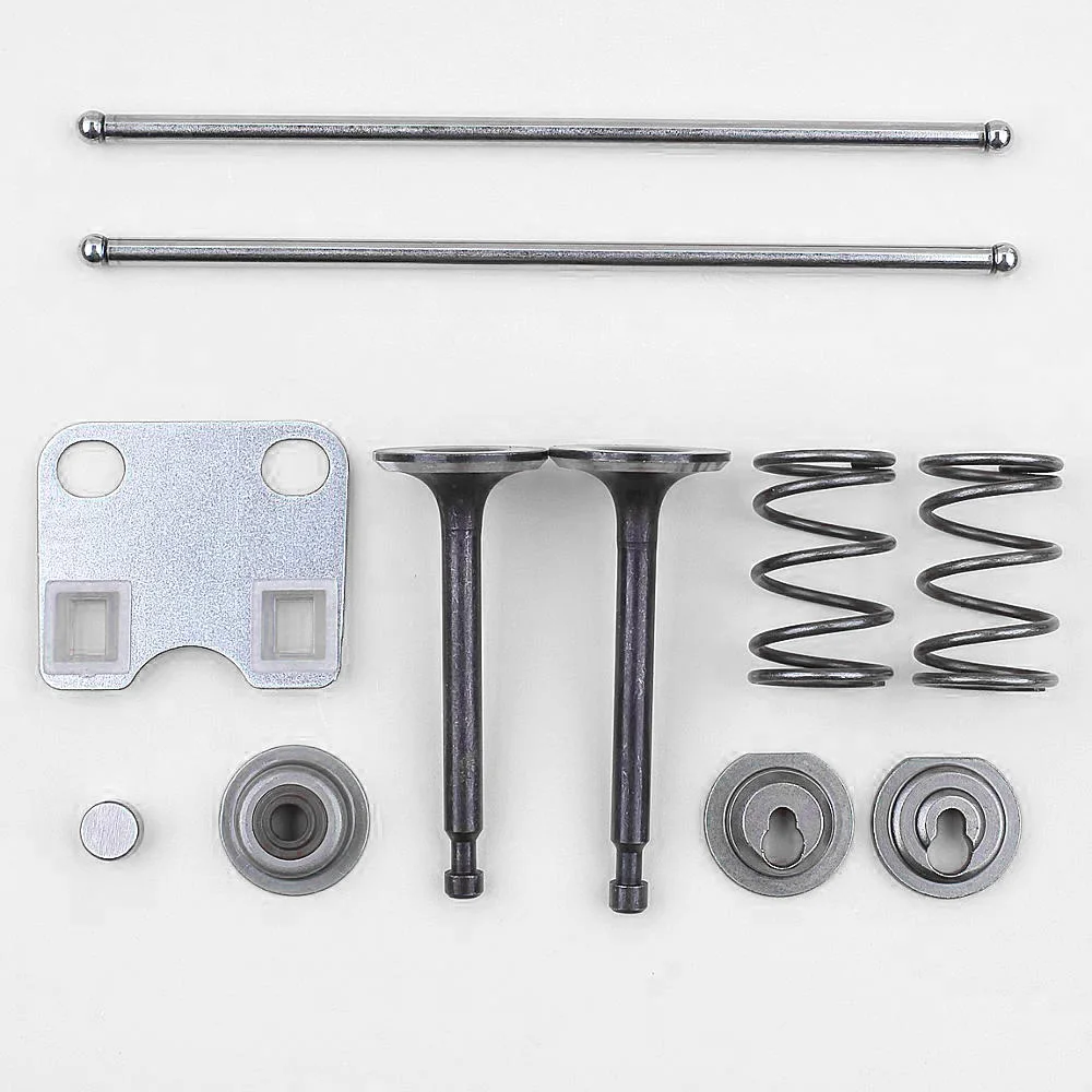 Engine Intake Exhaust Valve Kit Push Rod Guide Plate Parts For Honda GX160 GX200 5.5HP 6.5HP Chainsaw Engine 14791-ZE1-010 battery powered hedge trimmer