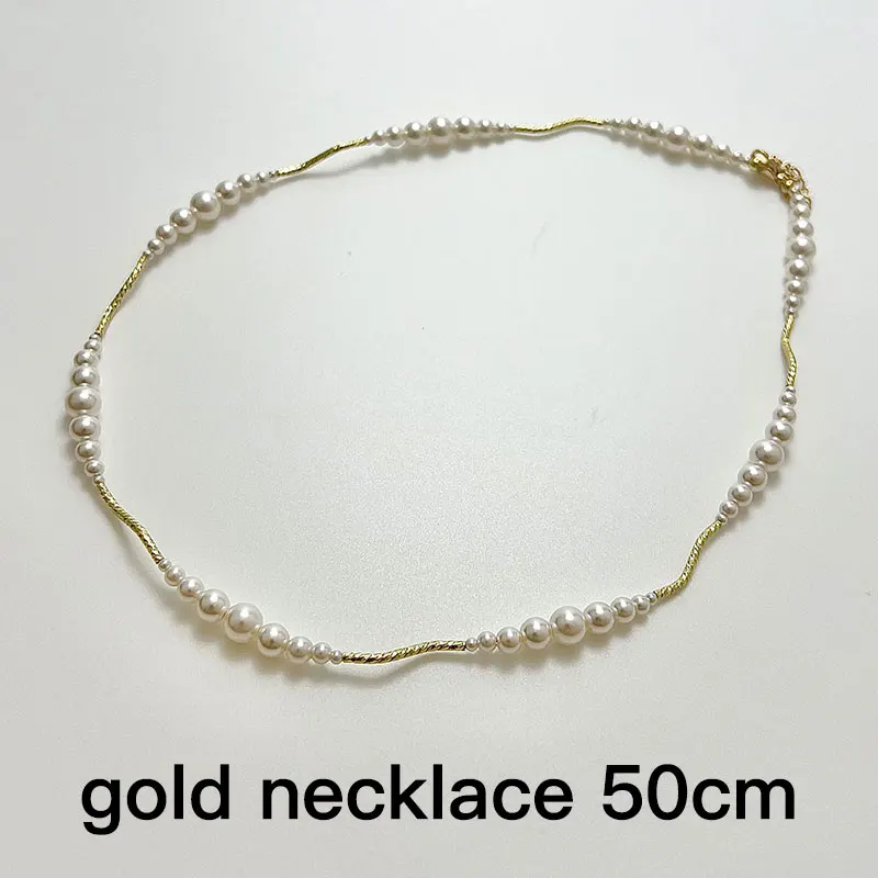 gold necklace 50cm