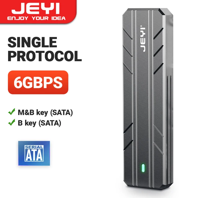 External Ssd JEYI NVME SATA SSD Enclosure, USB C Gen