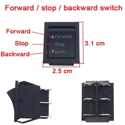 Electric Toy Vehicle and Motorcycle Switch (Forward stop back)