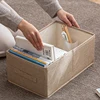 Large three-dimensional wardrobe fabric storage box clothes jeans storage box drawer-type household folding storage box 4