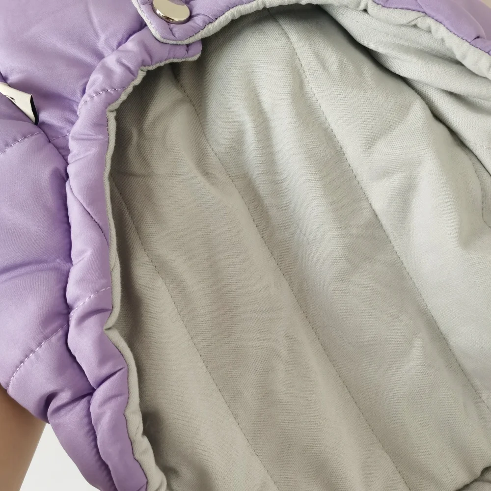 Italy Little Greyhound Winter Cotton Jacket White Blue Button-up Warm Thick Vest Fashion Whippet Clothes Windproof Coat for Dogs