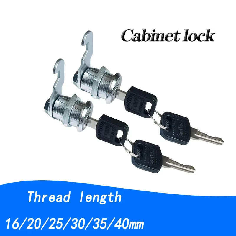 

5/20SETS Security Lock Metal Cylinder Cabinet Locker Cam Lock With Keys Security Mailbox Lock Drawer 16mm/20MM/25MM/30MM