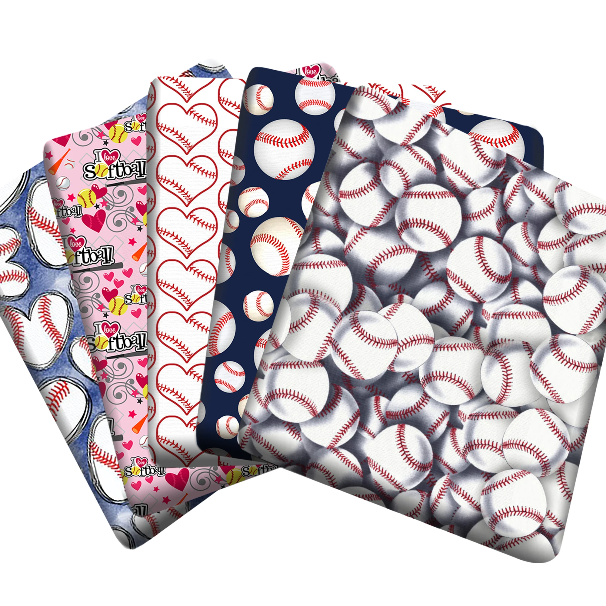 50x145cmSportsGameBaseballSoftballCottonFabricClothSewing