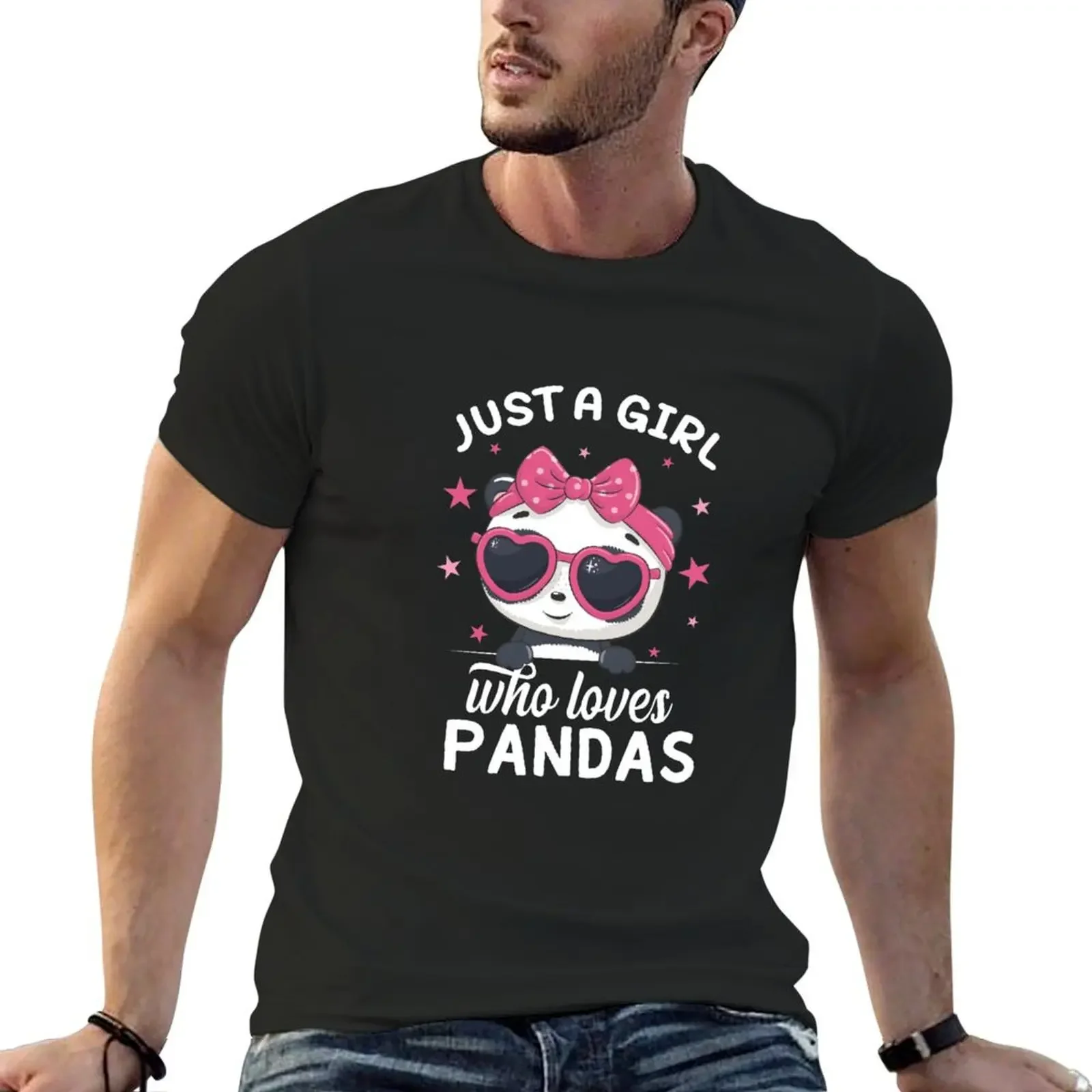 

I Just Really Like Pandas, OK T-shirt sports fans new edition kawaii clothes T-shirt men