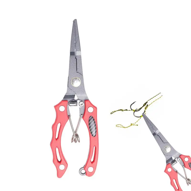 

Fishing Pliers Scissors Fishing Pliers Line Cutter Hook Remover Line Cutter Hook Remover Split Ring Pliers Fishing Hook Remover