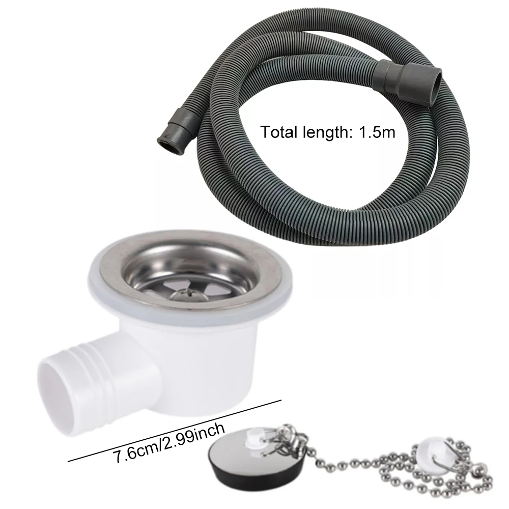 1pc 1.5M Water Pipe For Boat Caravan Motorhome RV Waste Pipe Caravan Motorhome Camper RV Sewer Outfall Parts Car Accessories