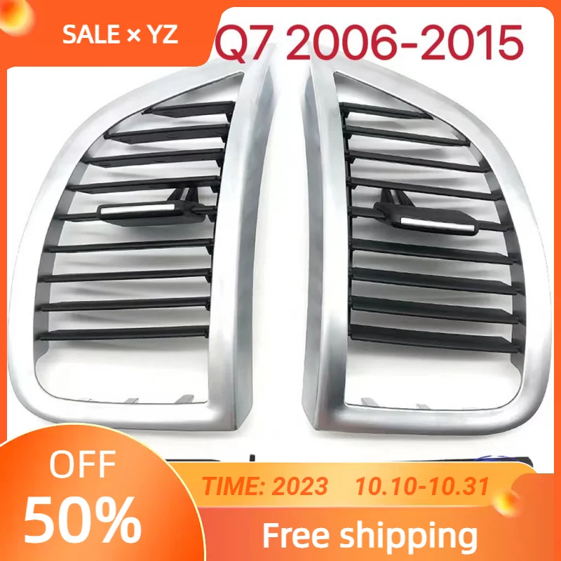 

Car Console Dashboard Wind Front Left Right Vent Grille Panel Air Conditioner Outlet For Q7 2006-2015 4L0820901 4L0 820 902