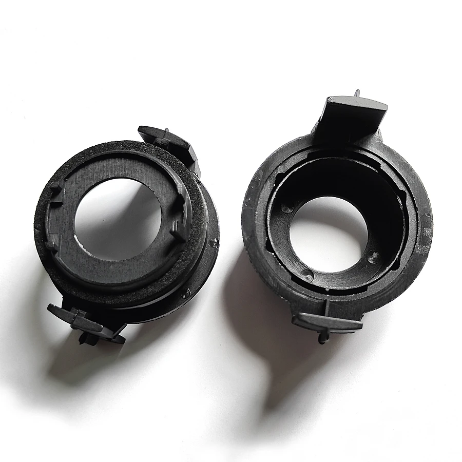 Headlight Holder LED Lamp Bulb Base LED Work Light Holder Light Holder Lamp Holder Light Bulb Socket 2Pcs H7 LED Headlight Bulbs Adapter Holder For BMW E46 3 Series 325ci 325i 330ci 330i M3 328Ci 323i Black