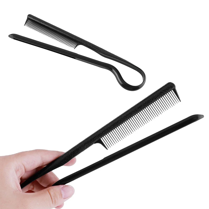 Description Picture 2 of item1~4PCS Useful Hair Straighten Salon Comb Hairdressing Smooth Tool Hold Tongs Hair Styling Tools For Women Hair Brush